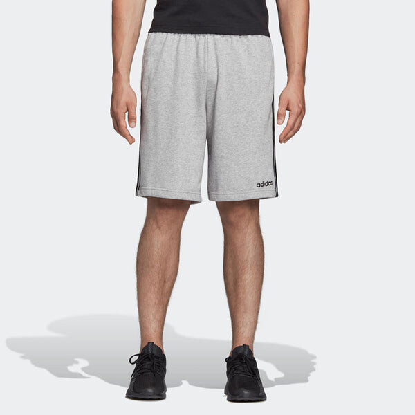 Шорты Men's adidas Stripe Logo Training Knit Casual Sports Shorts Gray, мультиколор — фото 3