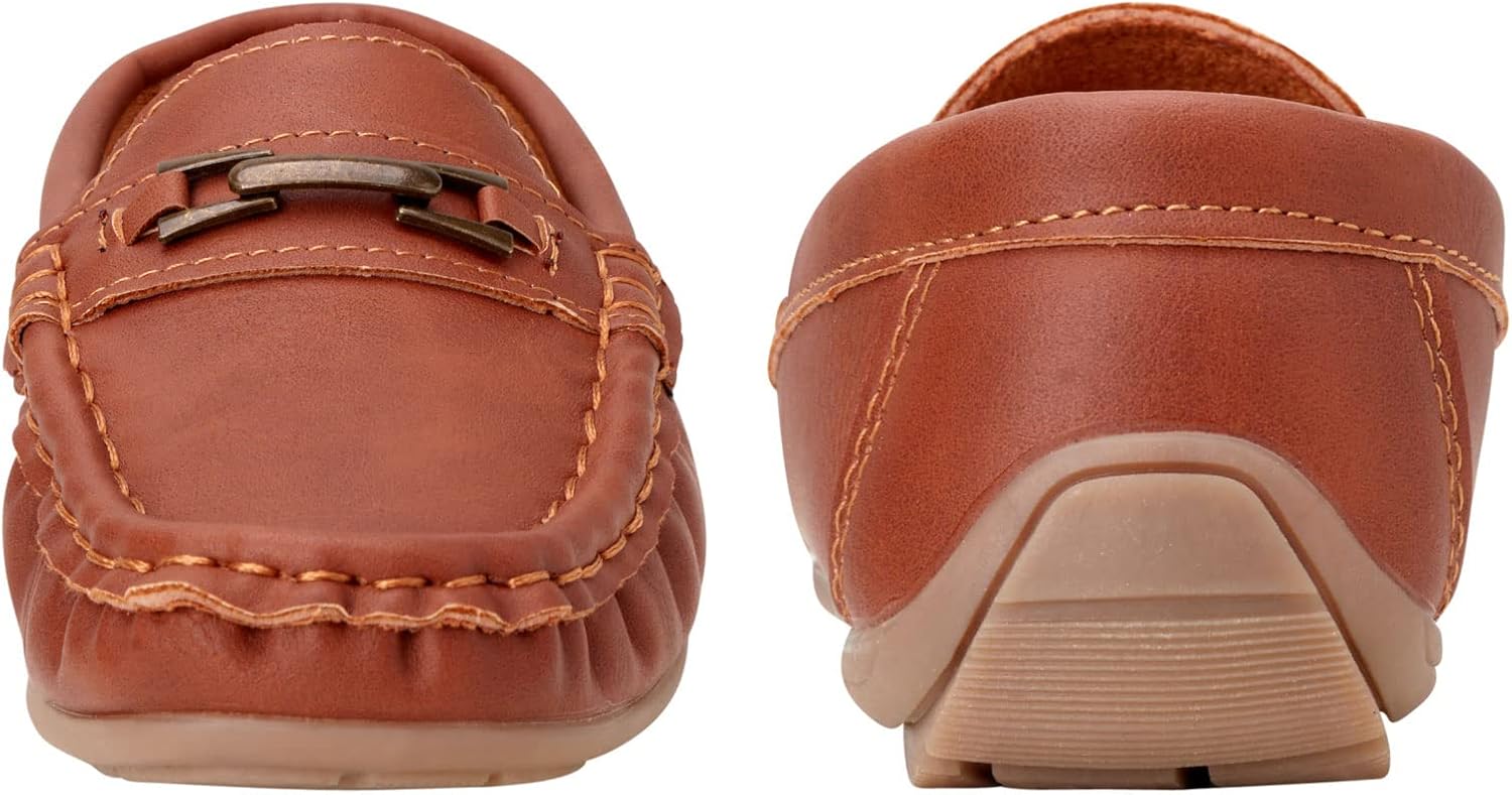 Детские мокасины Josmo из искусственной кожи, Cognac — фото 3