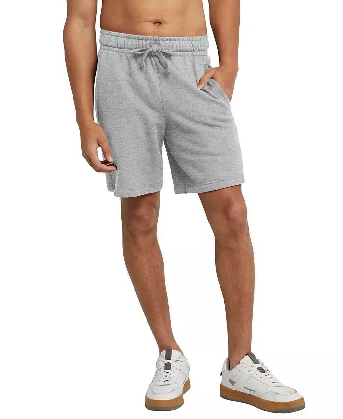 

Мужские оригинальные спортивные шорты с флисовыми карманами Hanes, серый