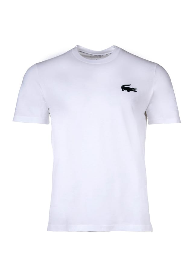 

Футболка - домашняя базовая с круглым вырезом хлопок Lacoste, белый