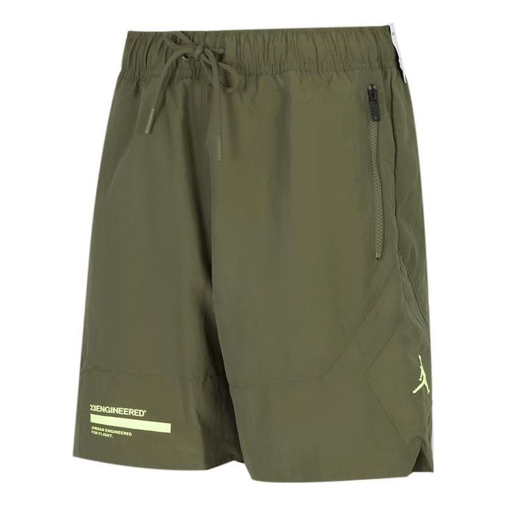 

Шорты Men's Jordan Solid Color High Waist Straight Sports Shorts Military Green DM9981-222