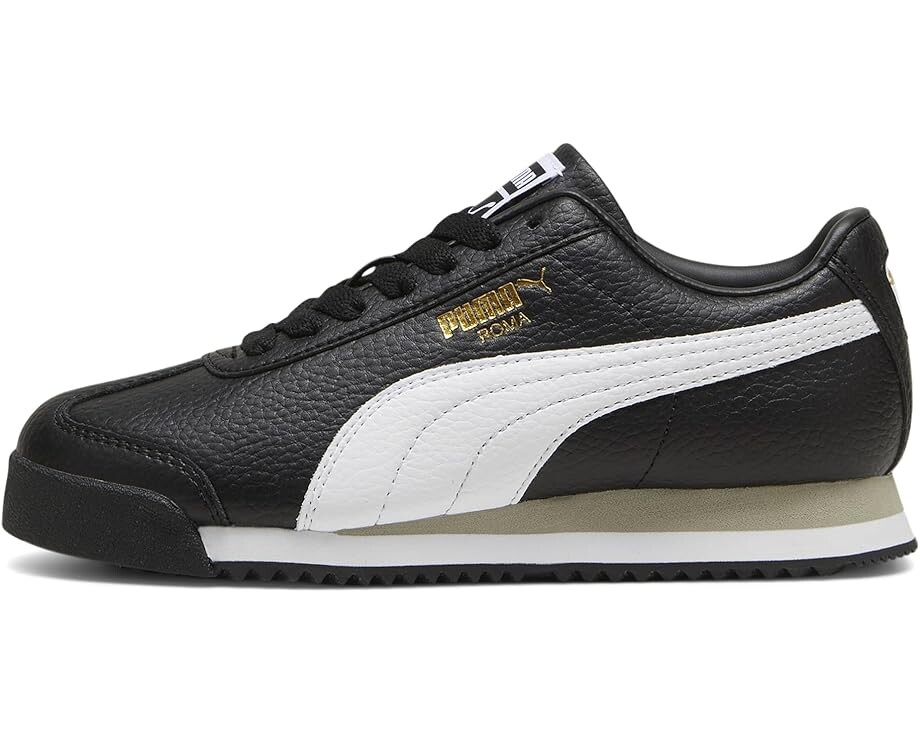 Кроссовки PUMA Kids Roma, цвет Puma Black/Puma White — фото 3