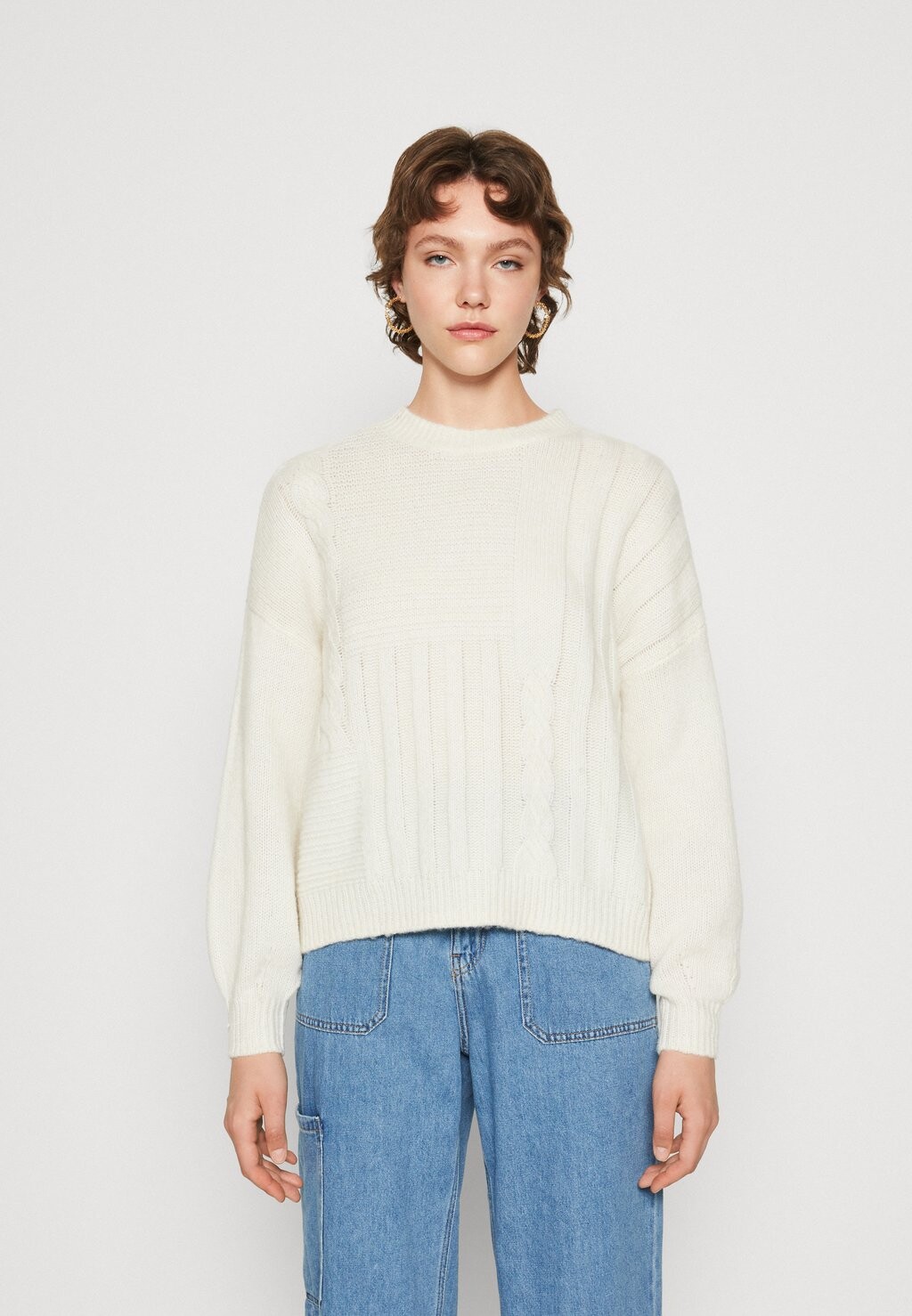 

Свитер PCJAYLEE LS MOCK NECK Pieces, береза