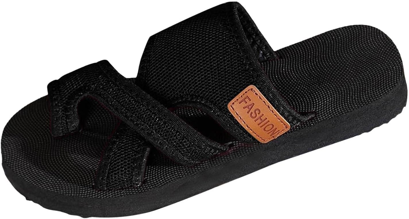 

Женские сандалии с милым стильным дизайном, с кольцом на пальце, открытым носком, накулачные сандалии, повседневные летние сандалии для улицы и путешествий, с плоской подошвой, удобные сетчатые тапочки для ходьбы, модная обувь Kvotuu, черный