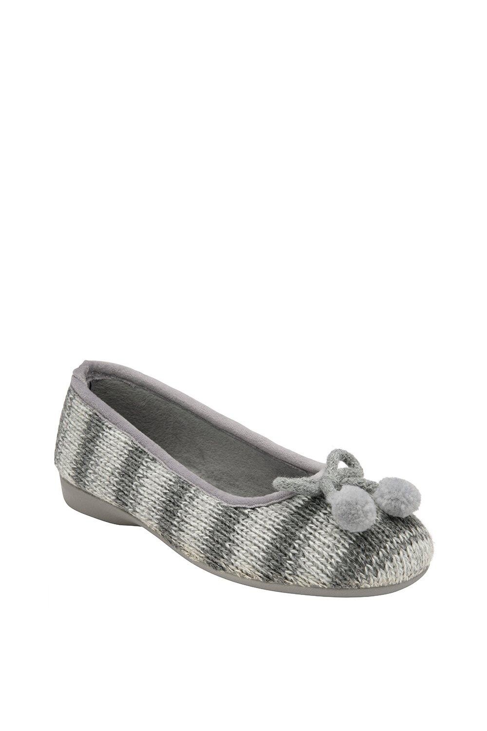 

Текстильные балетки "Fortune" Lotus, серый