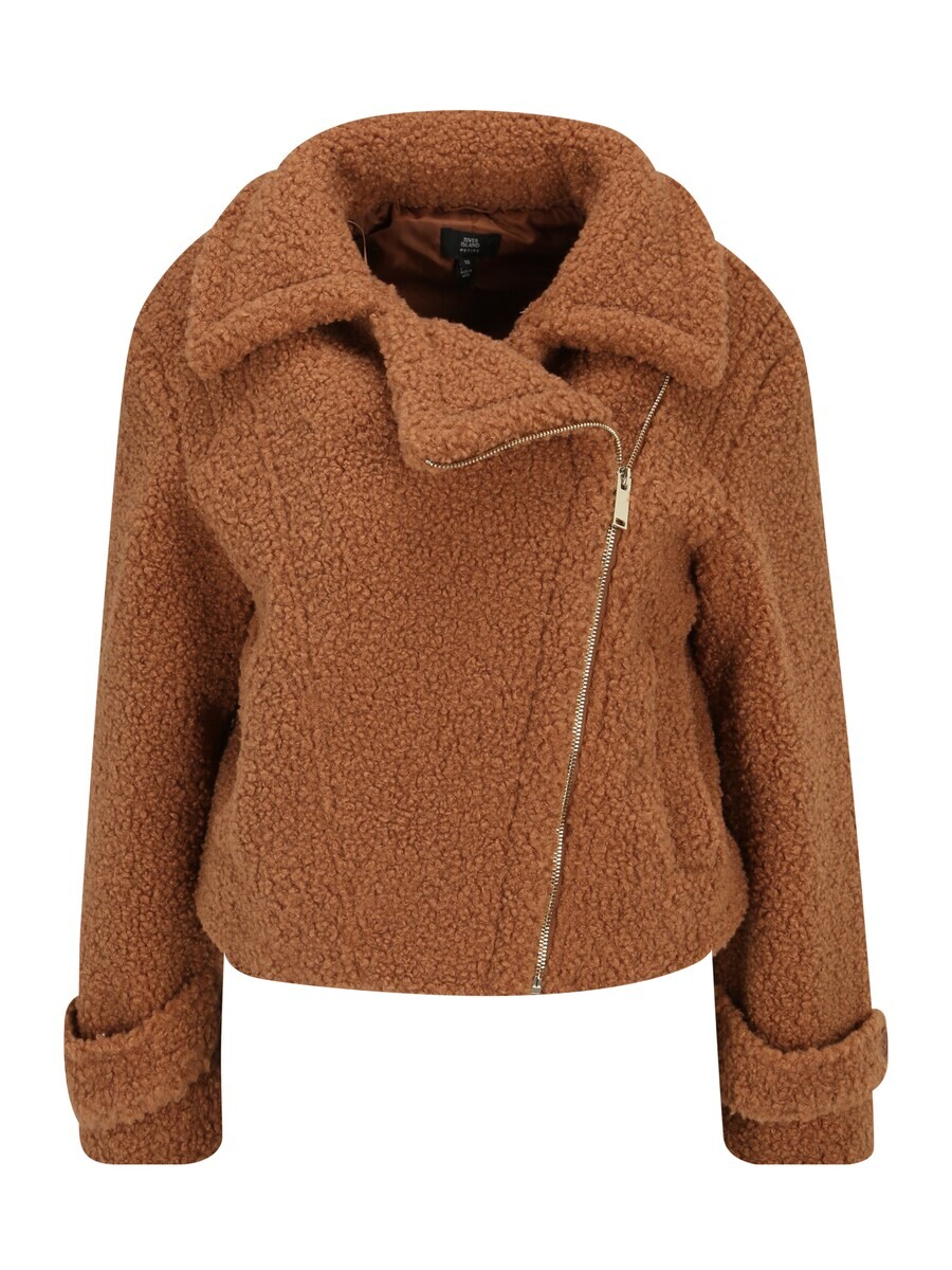 

Куртка River Island Petite Between-Season BORG, цвет Cognac