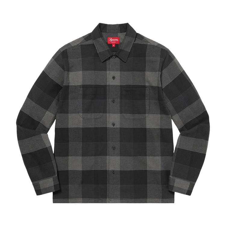 

Рубашка Supreme Plaid Flannel Shirt, Black