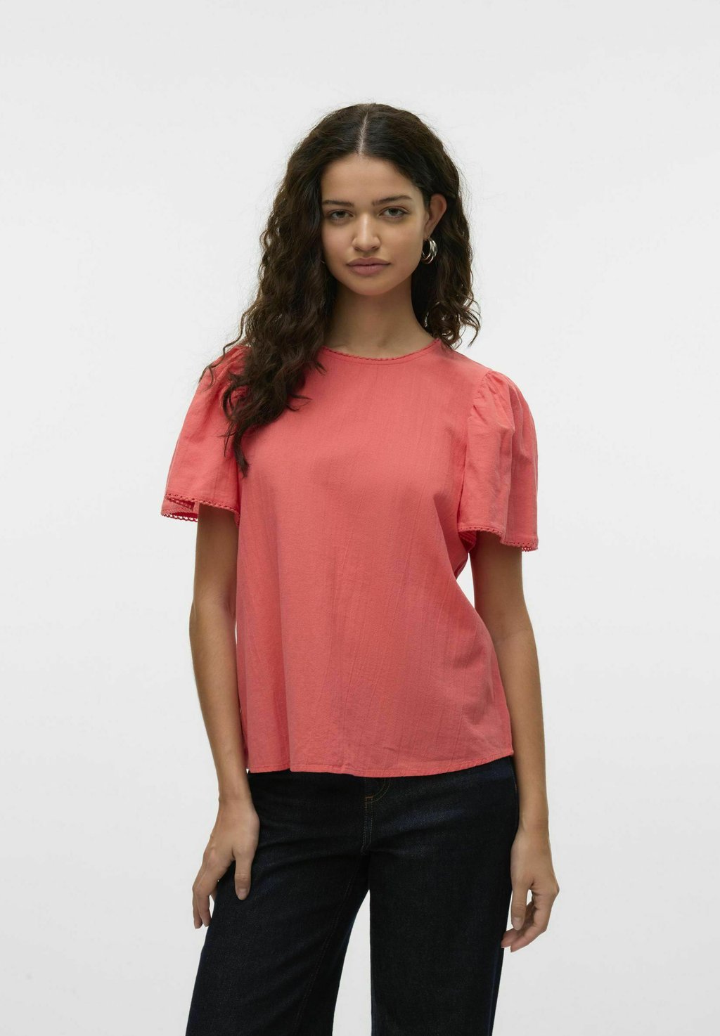 

Блуза VMPRETTY SS WVN GA NOOS Vero Moda, оранжевый