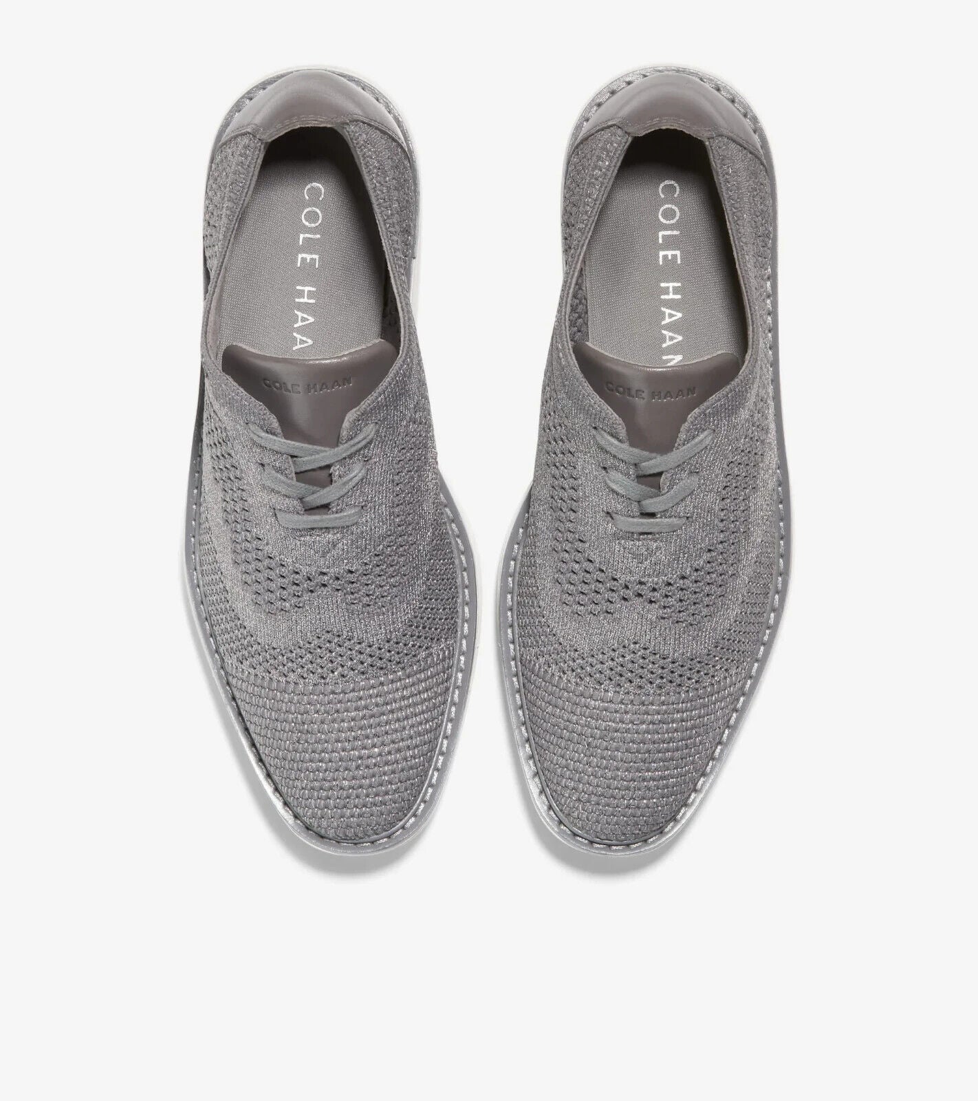 Женские туфли Cole Haan Original Grand Platform Stitchlite Oxford 9 Gray Shoes FZP239 (Gray,9), серый — фото 4