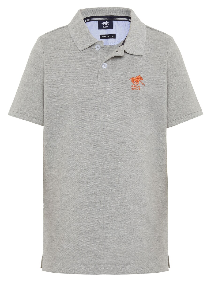 

Рубашка Polo Sylt mit Logo-Stickerei, светло-серый