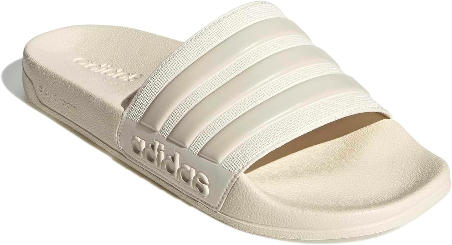 Сланцы для душа adidas Adilette для взрослых унисекс, слоновая кость — фото 4