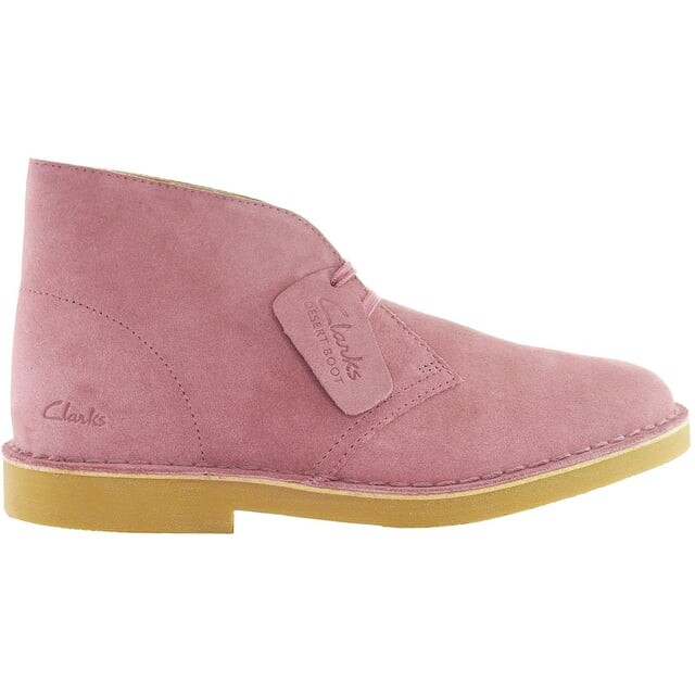 

Женские розовые ботинки Desert Clarks, розовый