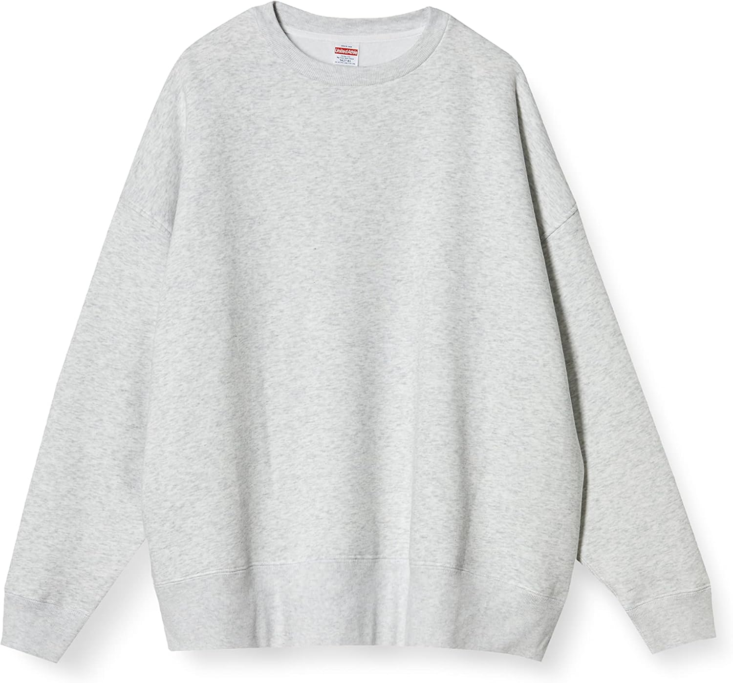 

Мужская толстовка United Athle 10.0 oz T/C Big Crew, пепельный