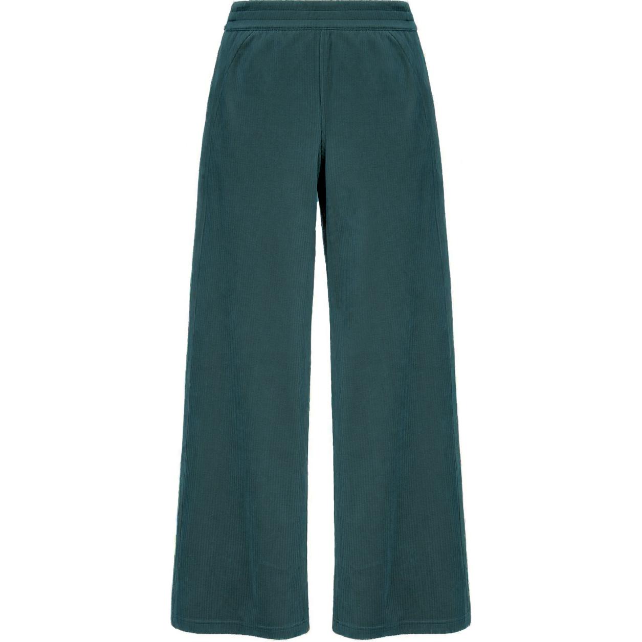 

Брюки scuba series mid rise wide leg прямого кроя повседневные 32' women's Lululemon, зеленый