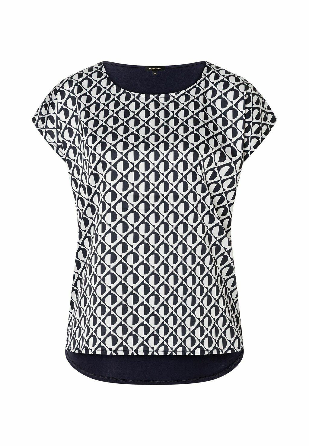 

Футболка с принтом Blouse More & More, темно-синий