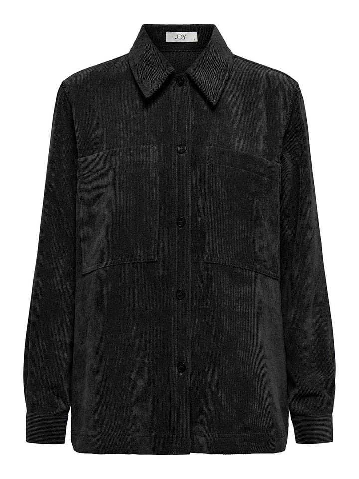 

JDY Вельветовая рубашка черного цвета