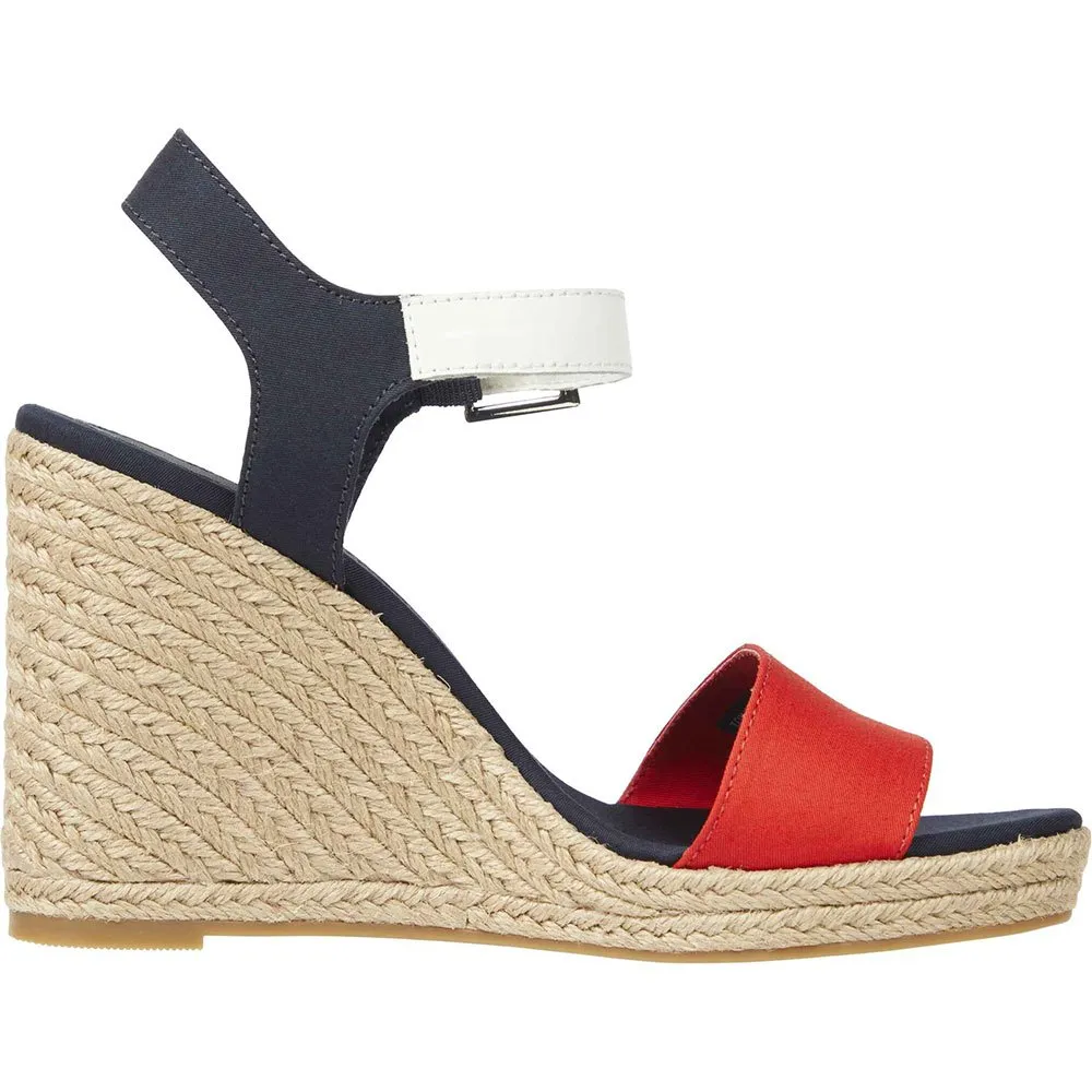 Сандалии Tommy Hilfiger Wedge esparto wedge, синий — фото 3