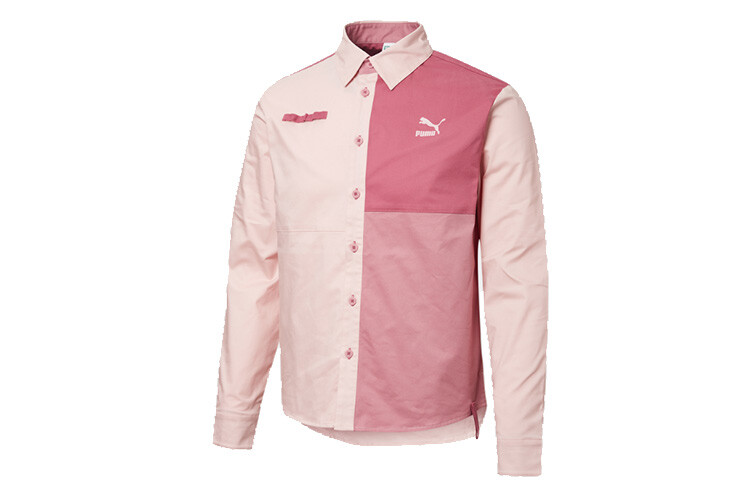 

Рубашка мужская розовая Puma, розовый