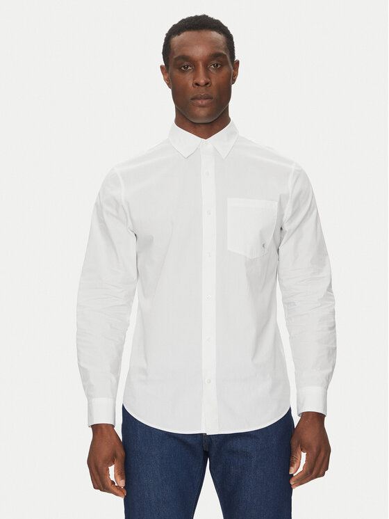 

Рубашка обычного кроя LV040QM160 Calvin Klein Jeans, белый