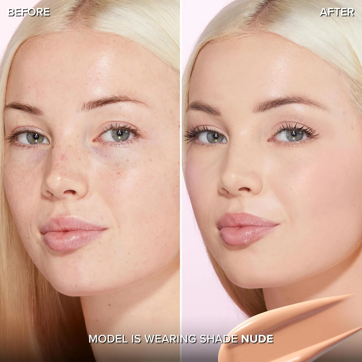 Тональный крем Too Faced Born This Way Natural Finish Longwear Liquid Foundation | Среднее и плотное покрытие | Увлажняющий + без масел, 09 Nude (Very Light with Rosy Undertones) — фото 2