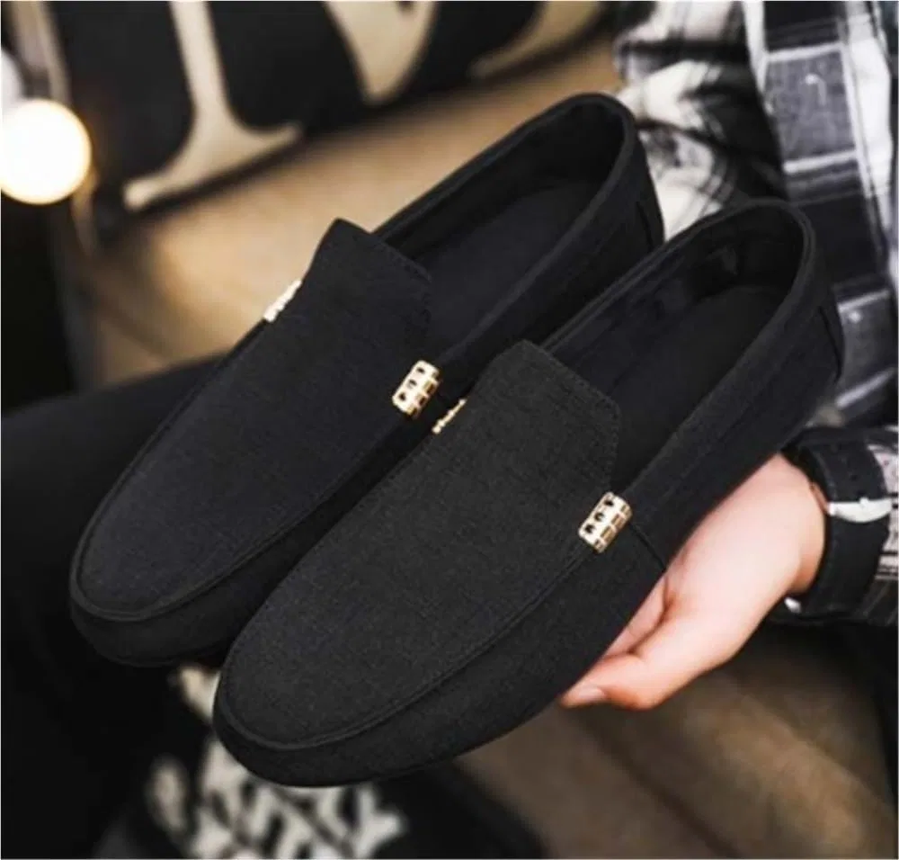 Лоферы мужские повседневные Slip-on Loafers, серый DHFIRUFSHLO — фото 3