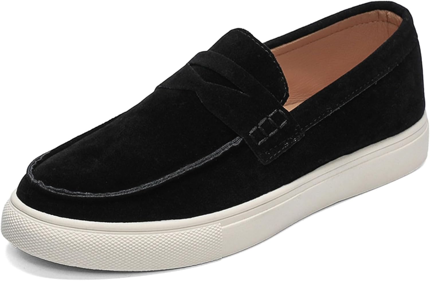 

Мужские лоферы-пенни Удобная обувь - Мужские повседневные мокасины на плоской подошве - Лоферы для ходьбы, вождения и работы Generic, черный