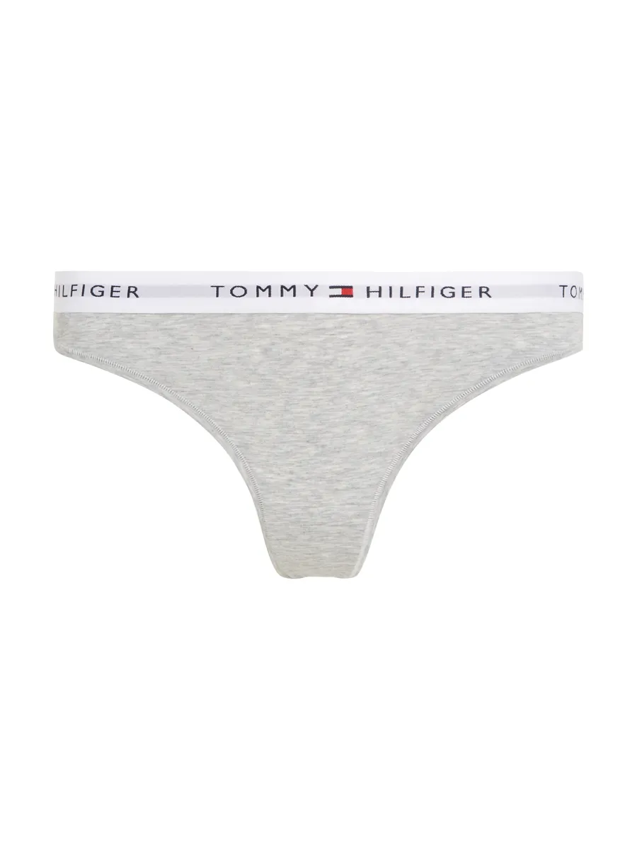 Трусики Tommy Hilfiger Underwear с логотипом на поясе, серый — фото 4