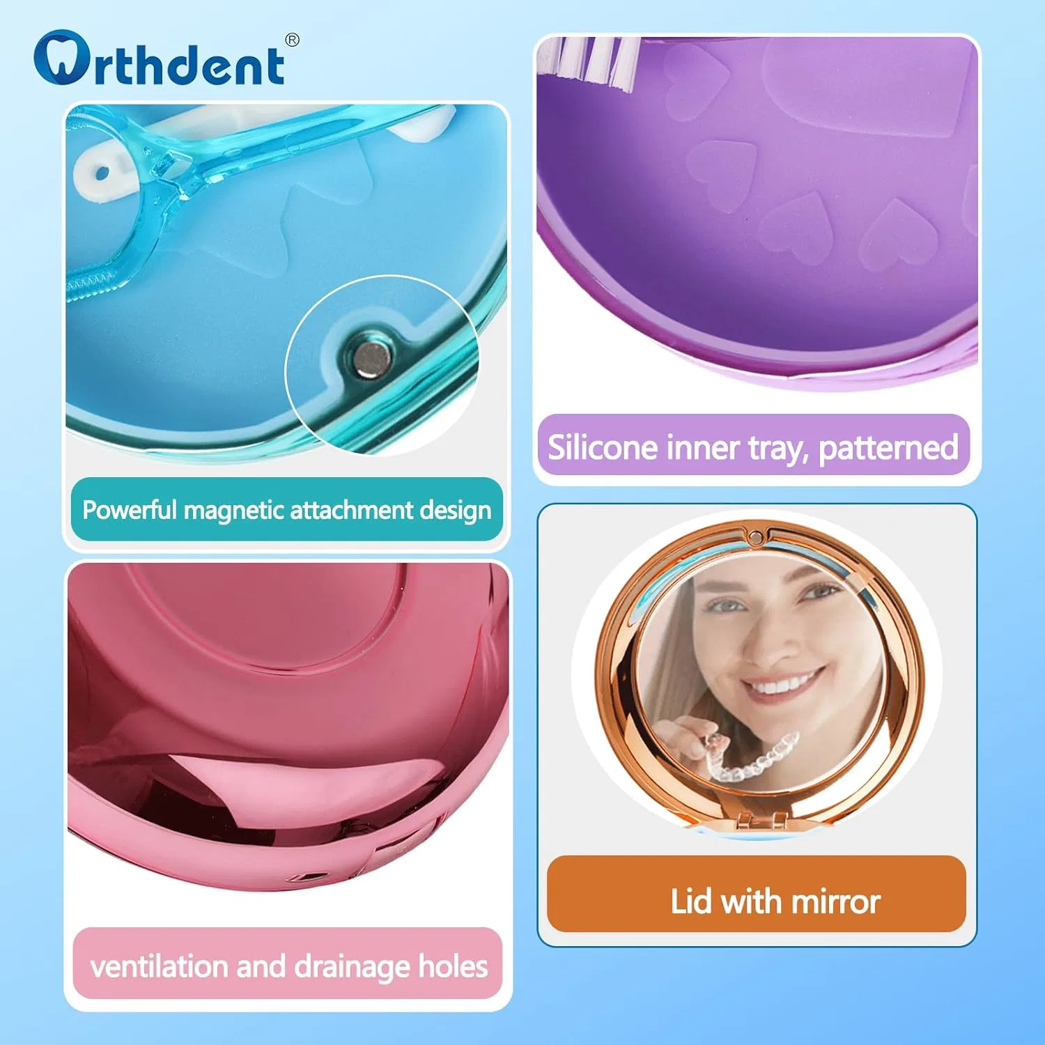 Магнитные ресницы 7D с подводкой и пинцетом Orthdent — фото 3
