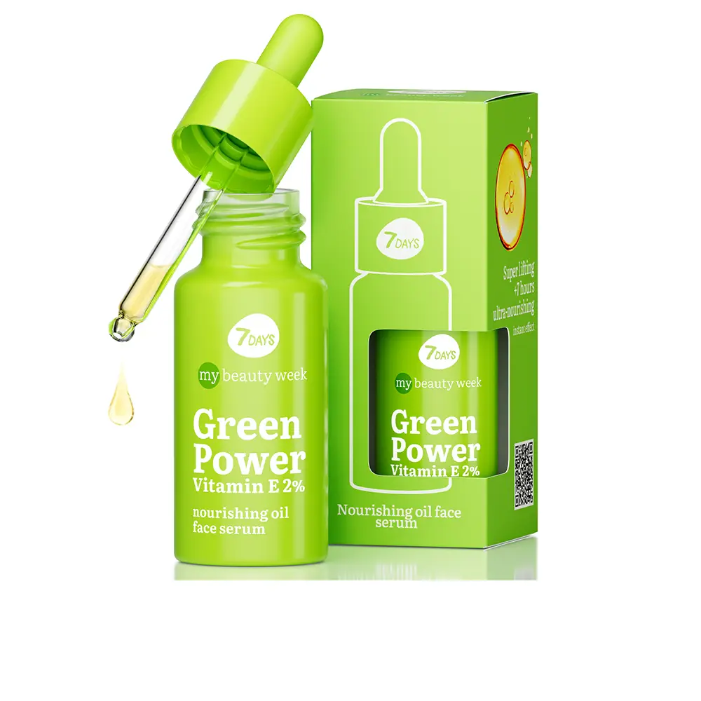 

Сыворотка для лица Green power vitamin e 2% aceite nutritivo suero facial 7Days, 20 мл.