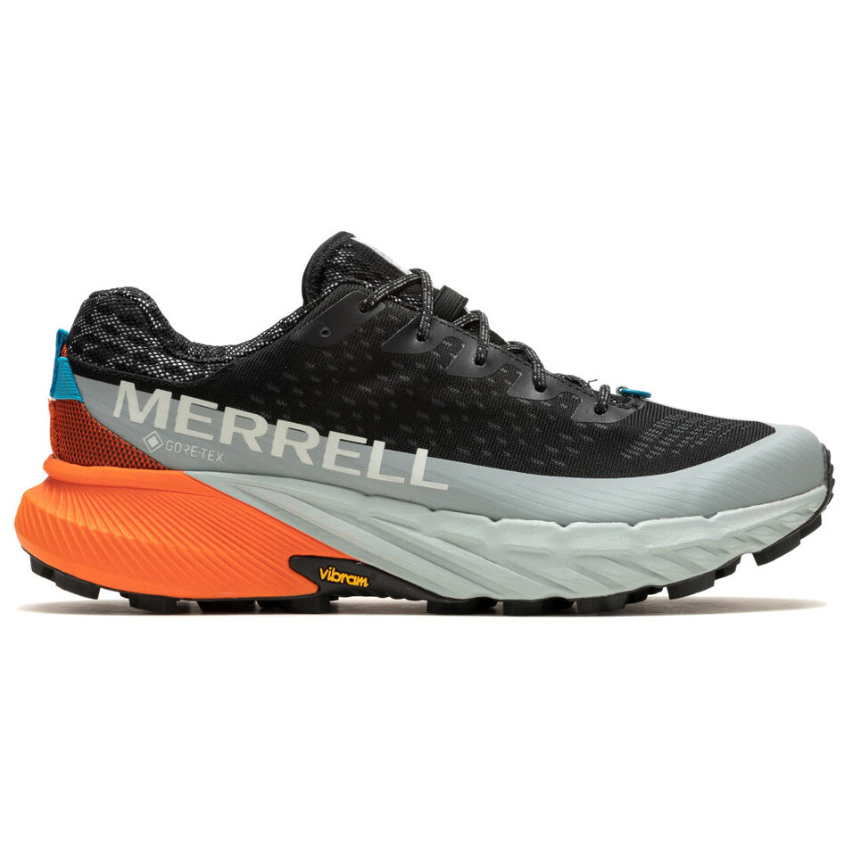 

Кроссовки для бега по пересеченной местности Merrell Agility Peak 5 GTX, цвет Black/Tangerine