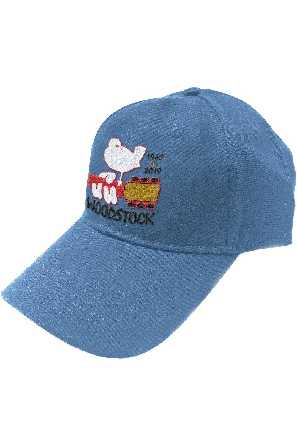 

Бейсболка с логотипом Woodstock, синий