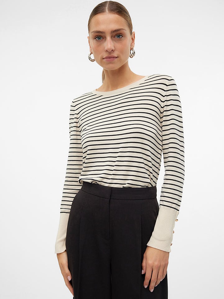 

Пуловер Vero Moda, цвет creme/schwarz