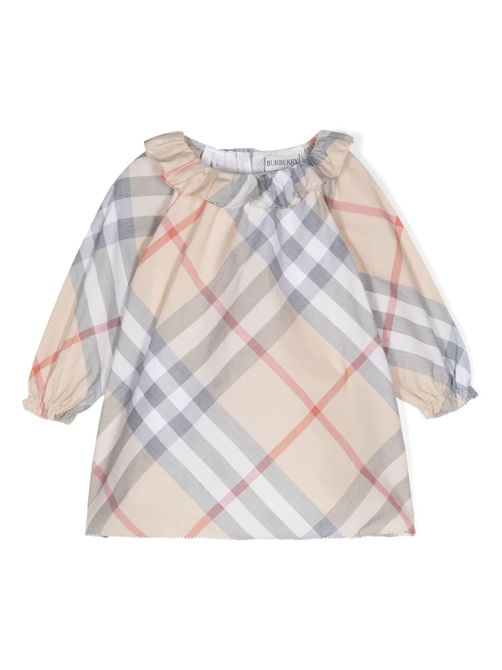 

Комплект из платья и блумеров BURBERRY KIDS, нейтральный