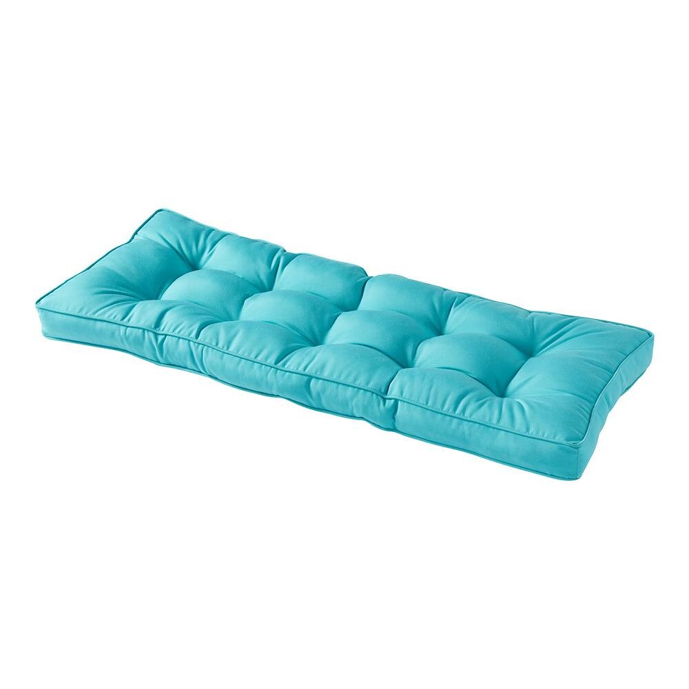 

Greendale Home Fashions 51-дюймовая тканевая подушка для уличной скамейки Sunbrella, цвет Aruba