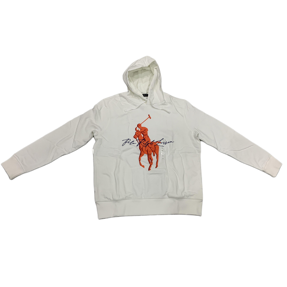 

Polo Ralph Lauren Белая толстовка мужская FW23, Белый, Polo Ralph Lauren Белая толстовка мужская FW23