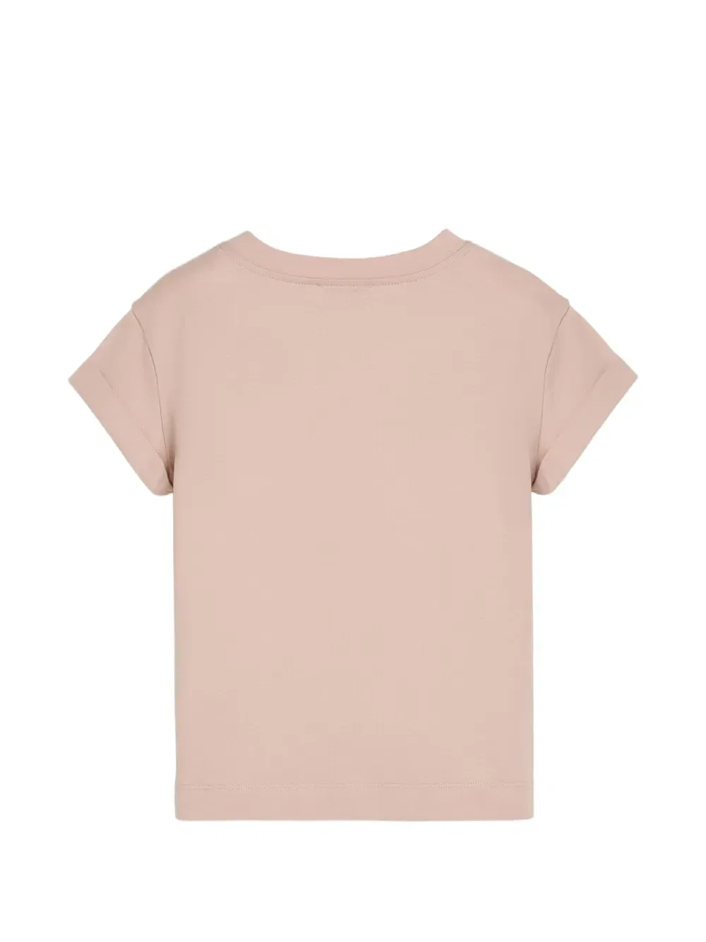 Футболка из хлопкового джерси с монелли Brunello Cucinelli Kids, розовый — фото 2