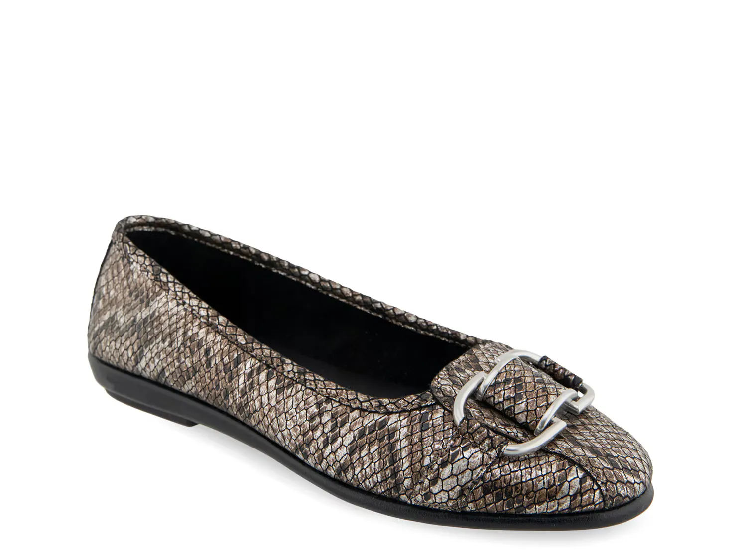 

Балетки Bentley Ballet Flat Aerosoles, цвет black_silvermetallicsnakeprint