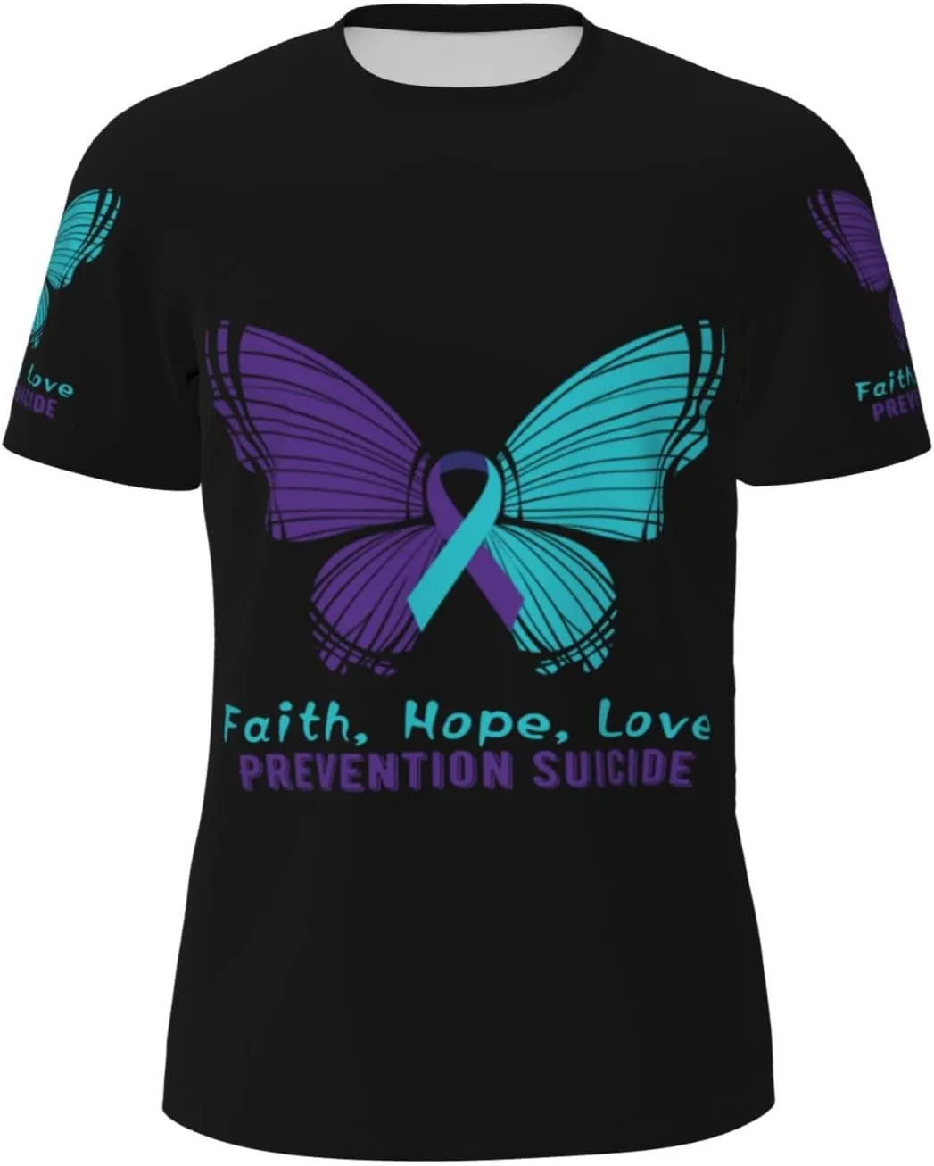 

Мужская футболка с коротким рукавом из сетчатой ткани Quick-Dry