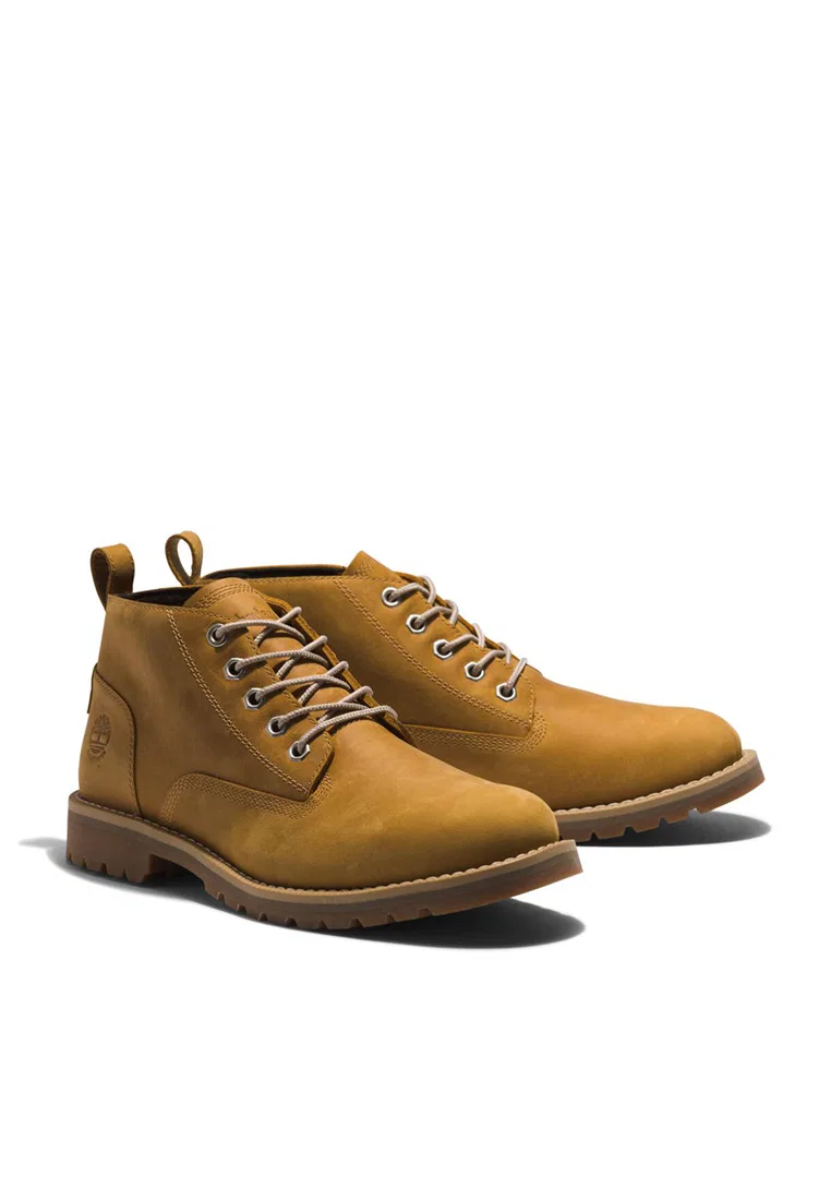Мужские ботинки чукка, водонепроницаемые, Redwood Falls Mid Lace-Up, Timberland, красные — фото 3