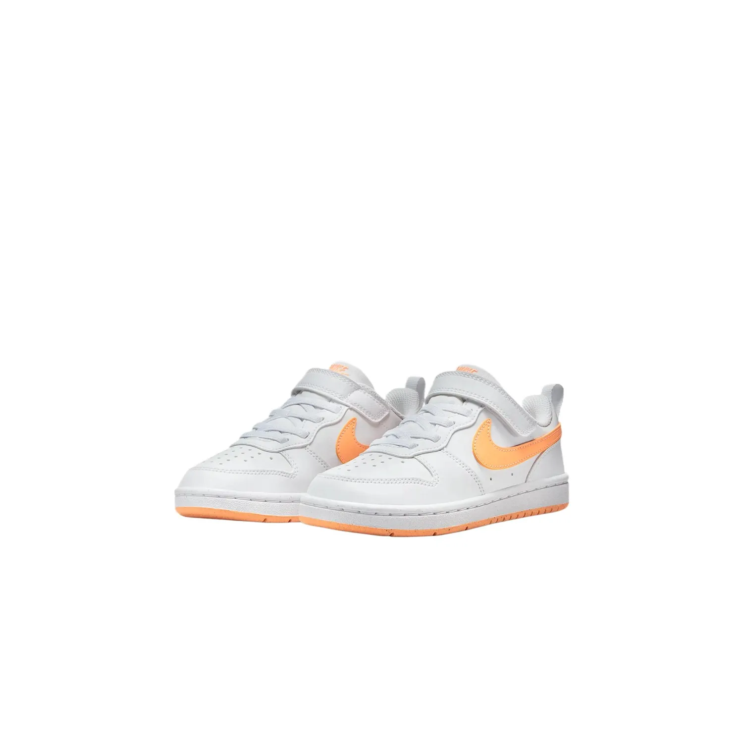 Nike Детские скейтерские кроссовки Court Borough белый/персиковый красный — фото 3