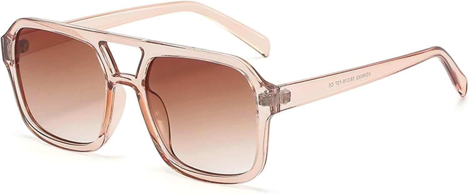 

Willochra Винтажные солнцезащитные очки большого размера, модные мужские и женские квадратные очки, стильный и популярный дизайн, защита от ультрафиолета UV400, очки-пилот, C10