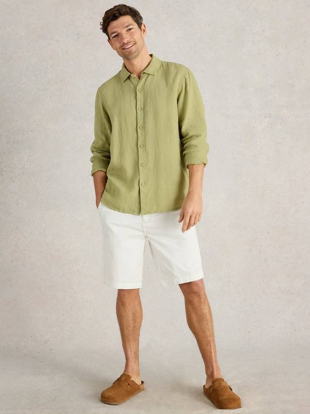 

Рубашка Keswick Linen Regular Fit White Stuff, Mid Green