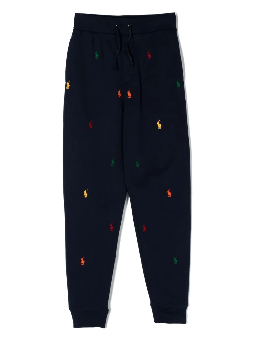 

Спортивные брюки с вышитым логотипом POLO RALPH LAUREN KIDS, синий