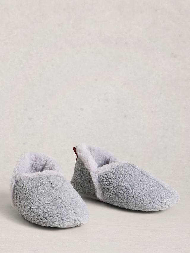 Теплые угги Reya из искусственного меха White Stuff, Light Grey — фото 4