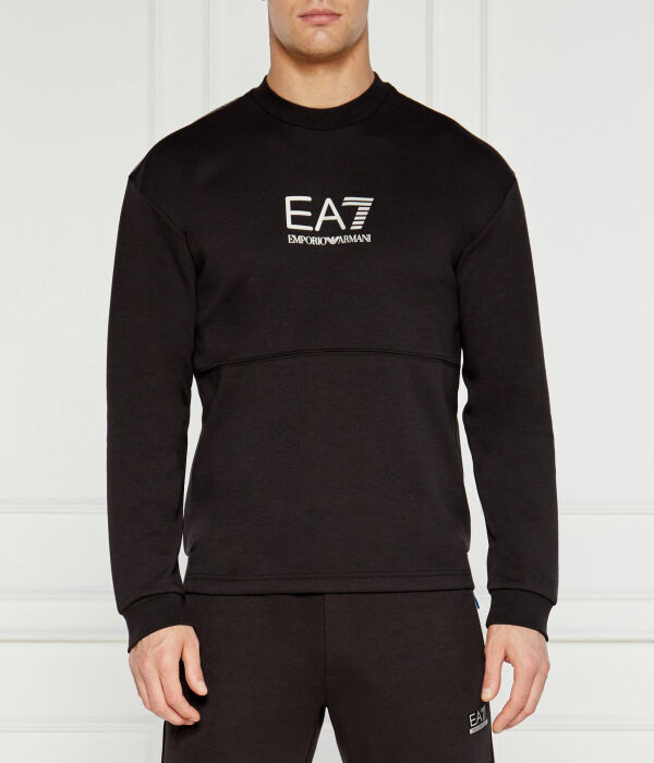 

Толстовка мужская Ea7 Regular Fit с логотипом, черный / белый