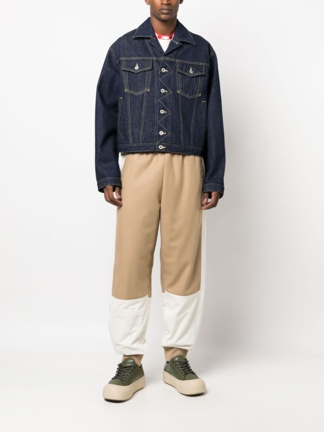 

Kenzo джинсовая куртка с контрастной строчкой, синий
