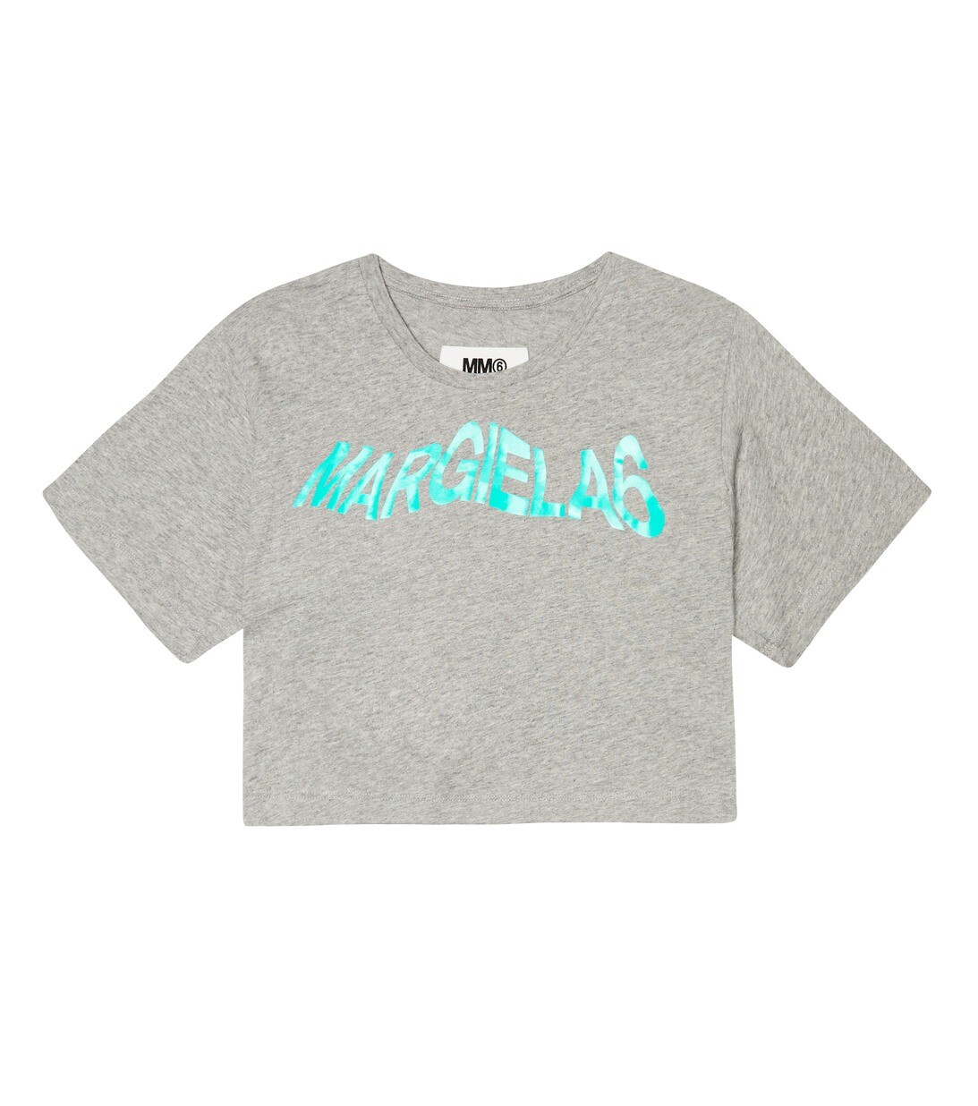 

Футболка из хлопкового джерси с логотипом MM6 Maison Margiela, разноцветный