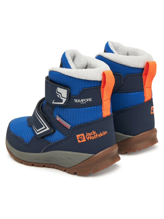 Сапоги для снега Polar Bear-b Texapore Mid Vc K A62144 Jack Wolfskin, синий — фото 3