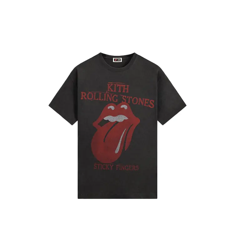

Футболка The Rolling Stones FW25 мужская Kith, черный