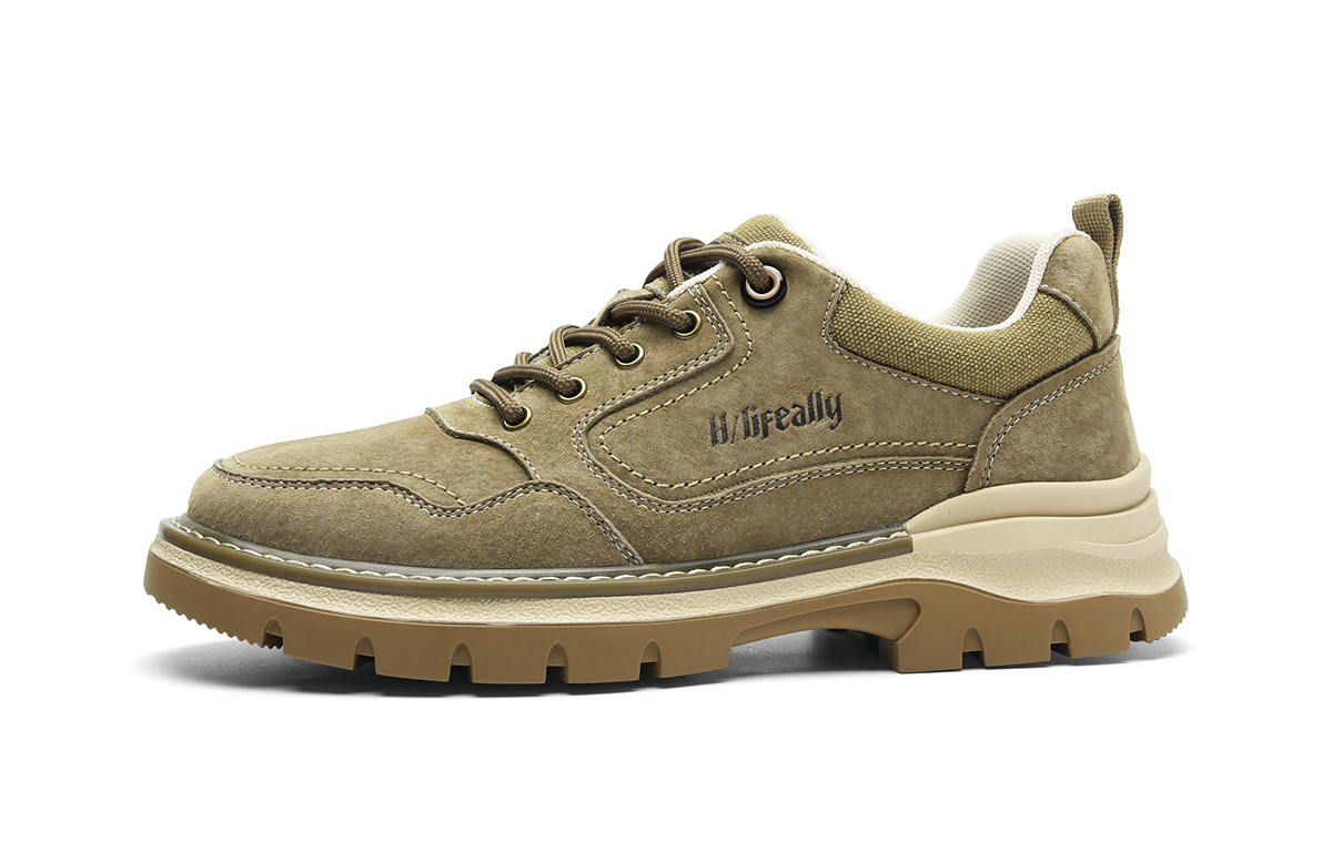 

Повседневные туфли мужские низкие черные, хаки HLA